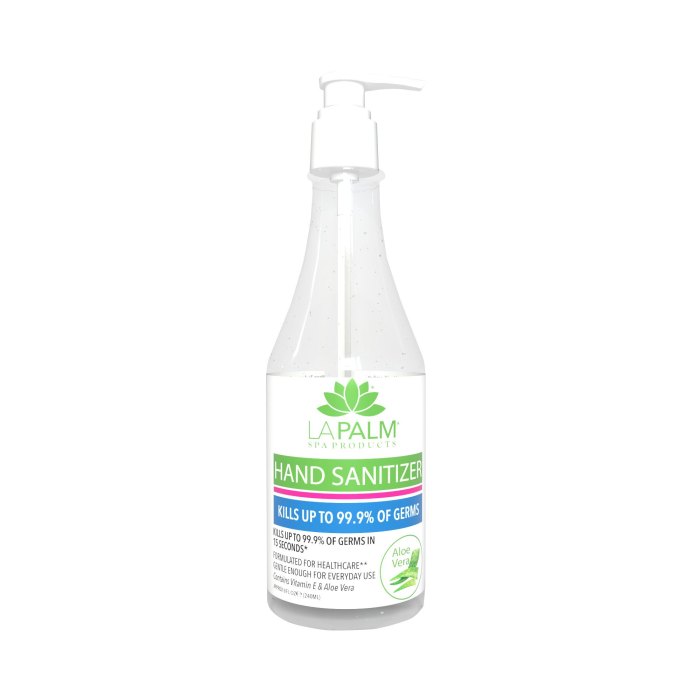LaPalm Hand Sanitizer Gel, 8oz/240ml
