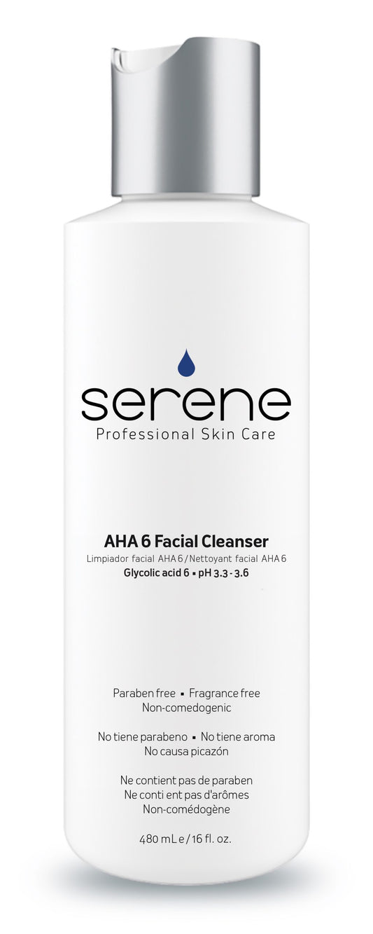 Serene AHA 6 Facial Cleanser (8 oz)