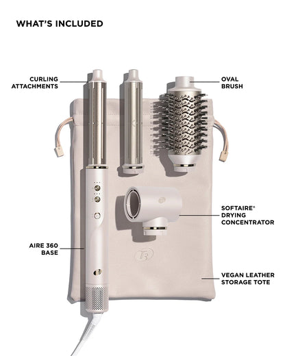 T3 Micro AIRE 360 Ceramic Air Styler Blowout Kit White
