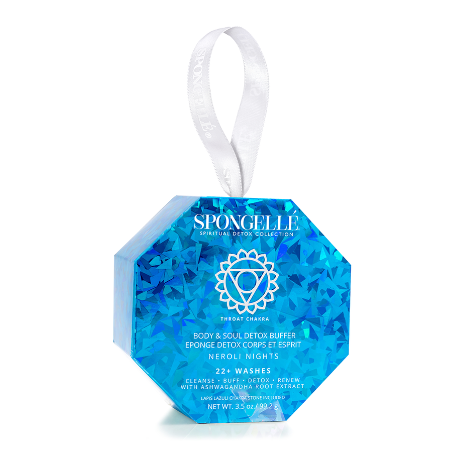 Spongelle Body Wash Infused Buffer, Spiritual Detox, NEROLI NIGHTS LAPIS LAZULI