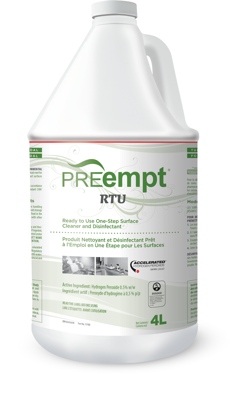 PREempt RTU Surface Disinfectant, 4L